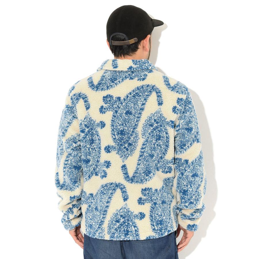 ステューシー ジャケット STUSSY メンズ Big Paisley Full Zip Sherpa