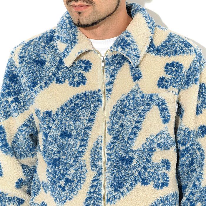 ステューシー ジャケット STUSSY メンズ Big Paisley Full Zip Sherpa