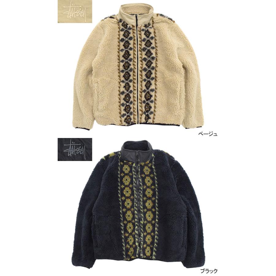 STUSSY（ステューシー） ジャケット メンズ Lima Jacquard Sherpa