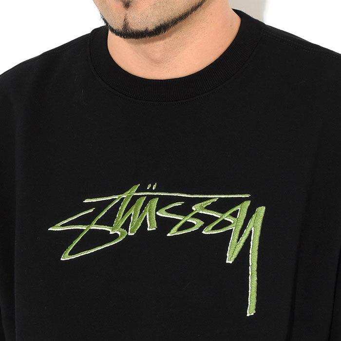 ステューシー トレーナー STUSSY メンズ Stussy Smooth Stock Applique ( stussy crew sweat スウェット トップス 118405 USAモデル 正規 )｜icefield｜03