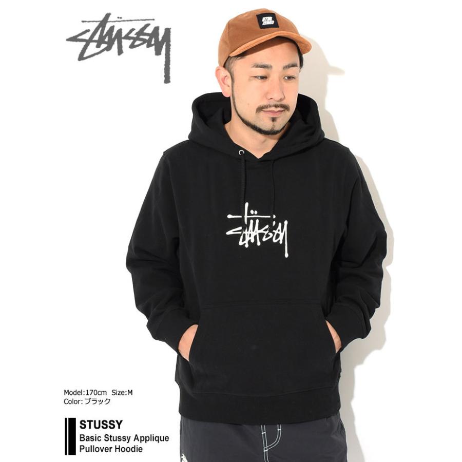 STUSSY（ステューシー） プルオーバー パーカー メンズ Basic Stussy