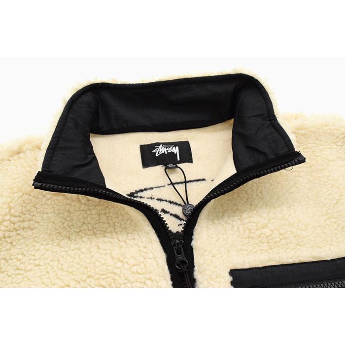 STUSSY ステューシー ジャケット メンズ Venus Jacquard Sherpa
