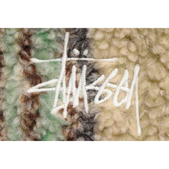 ステューシー ジャケット STUSSY メンズ Stripe Sherpa Hoodie ( stussy JKT シェルパ フリースジャケット 118438 USAモデル 正規 )｜icefield｜10