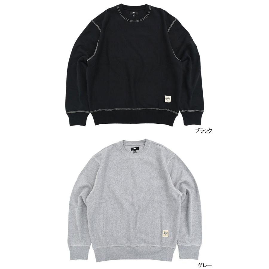 STUSSY ステューシー トレーナー メンズ Contrast Stitch Label STUSSY ステューシー トレーナー メンズ Contrast Stitch Label