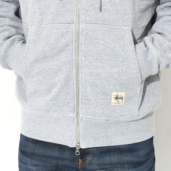Double Face Label Zip STUSSYジップパーカー Stüssy: Double Face Label Zip Hoodie (Navy) | DSMNY E-SHOP
