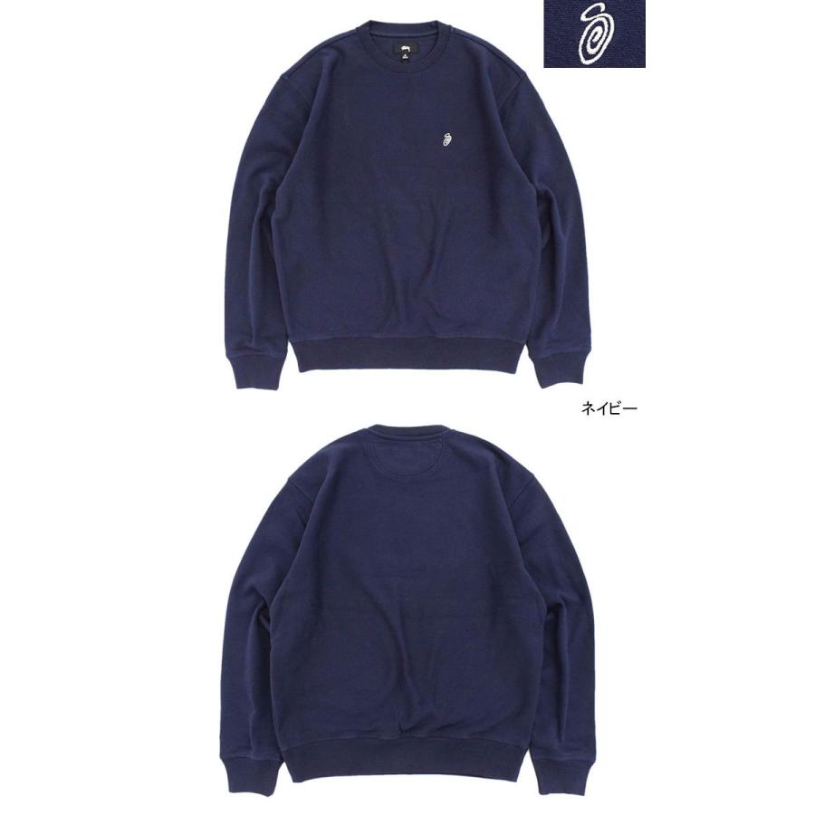 ステューシー トレーナー STUSSY メンズ Swirl Applique ( stussy crew sweat スウェット トップス 男性用 118463 USAモデル 正規 )｜icefield｜05