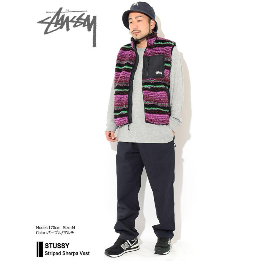 STUSSY ステューシー ジャケット メンズ Striped Sherpa STUSSY ステューシー ジャケット メンズ Striped Sherpa