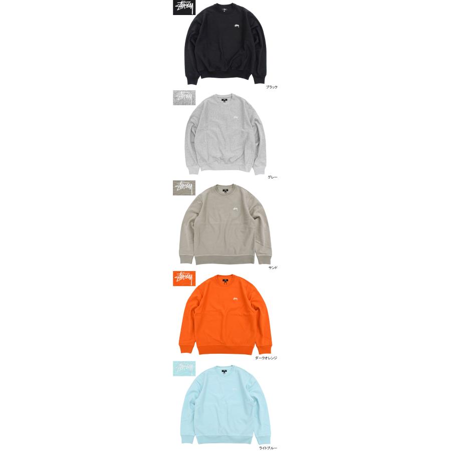 ステューシー トレーナー STUSSY メンズ 23SP Stock Logo ( stussy crew sweat スウェット トップス 男性用 118480 USAモデル 正規 )｜icefield｜09