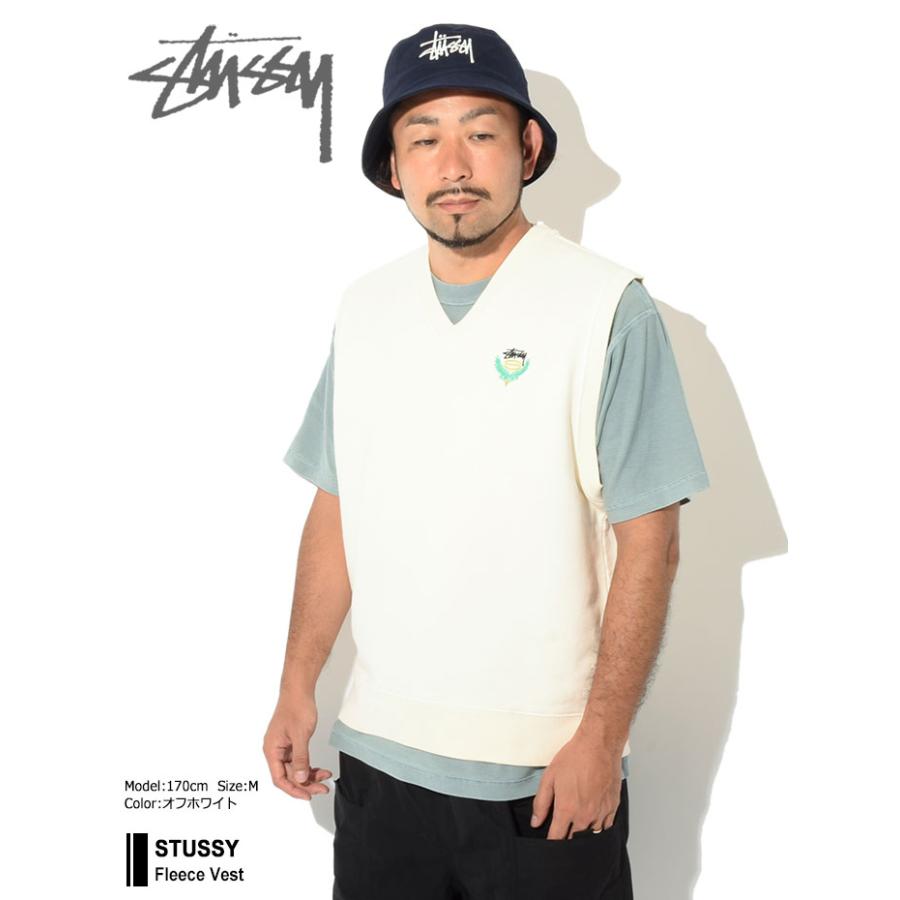 ステューシー ベスト STUSSY メンズ Fleece ( stussy vest Vネック