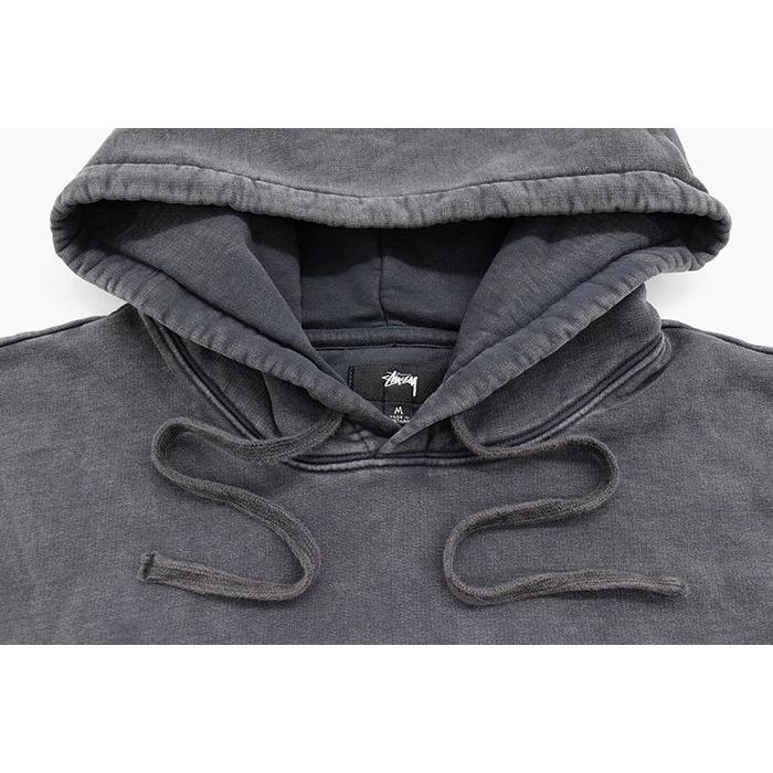 Stussy ステューシー　グレー フーディ　パーカー　M Stussy ステューシー パーカー グレー Mサイズ - メルカリ