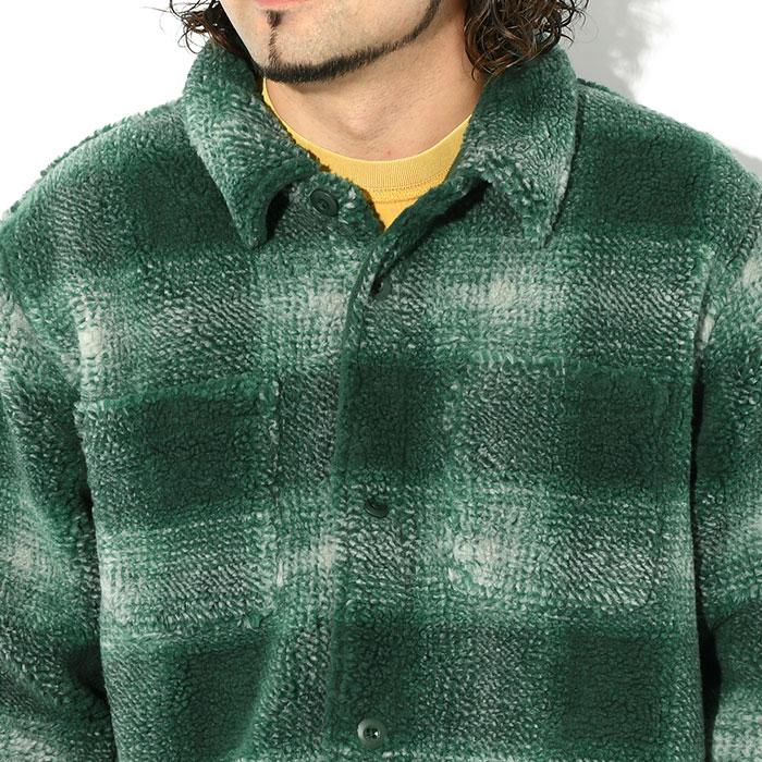 STUSSY ステューシー ジャケット メンズ Plaid Sherpa Shirt