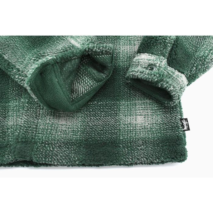 STUSSY ステューシー ジャケット メンズ Plaid Sherpa Shirt STUSSY ステューシー ジャケット メンズ Plaid Sherpa Shirt