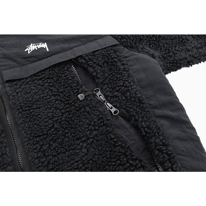 STUSSY ステューシー ジャケット メンズ Sherpa Paneled Hooded