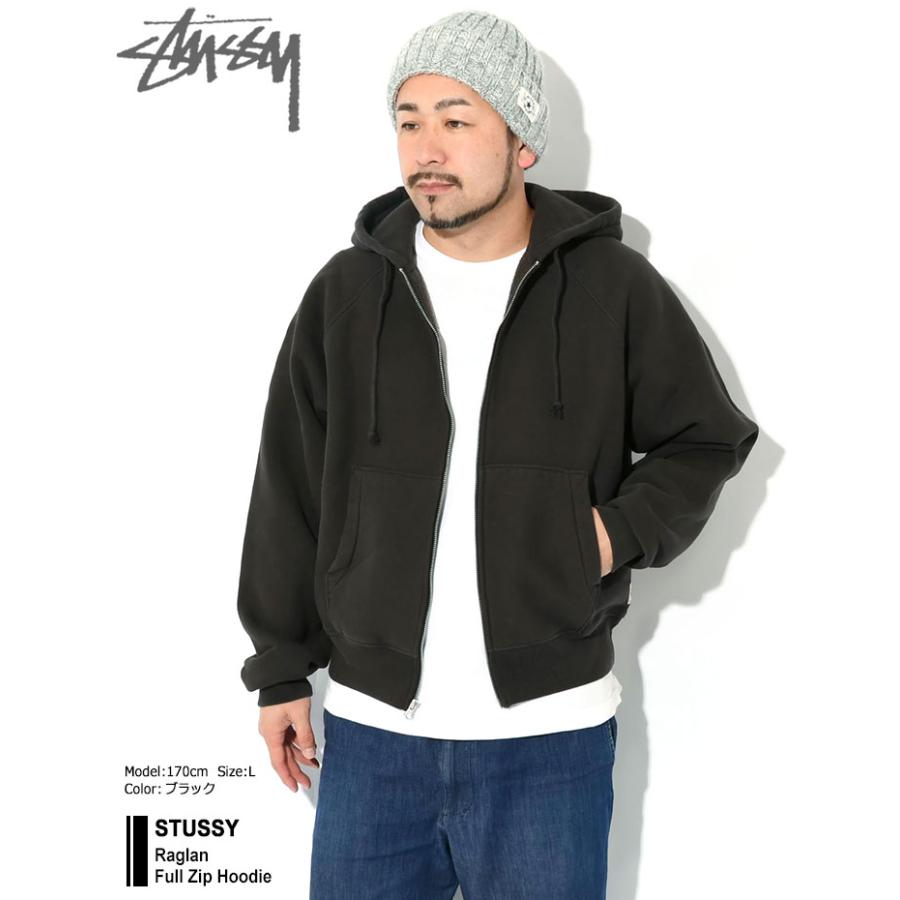 STUSSY ステューシー パーカー ジップアップ メンズ Raglan STUSSY ステューシー パーカー ジップアップ メンズ Raglan