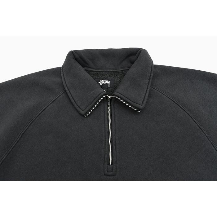 STUSSY（ステューシー） トレーナー メンズ Fleece Raglan Zip Mock