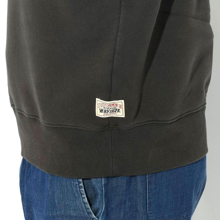 STUSSY ステューシー トレーナー メンズ Fleece Raglan Zip Mock