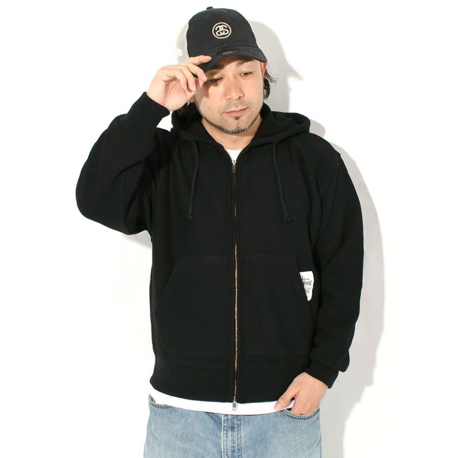 ステューシー パーカー ジップアップ STUSSY メンズ Brass Zip Knit ( full zip hoodie スウェット フルジップ トップス 118593 USAモデル 正規 )の画像