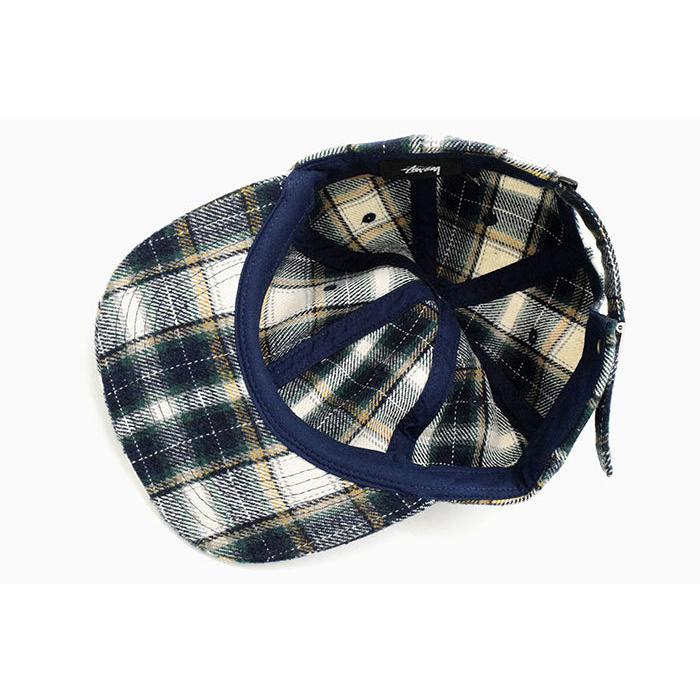STUSSY ステューシー キャップ 帽子 Flannel Plaid Stock