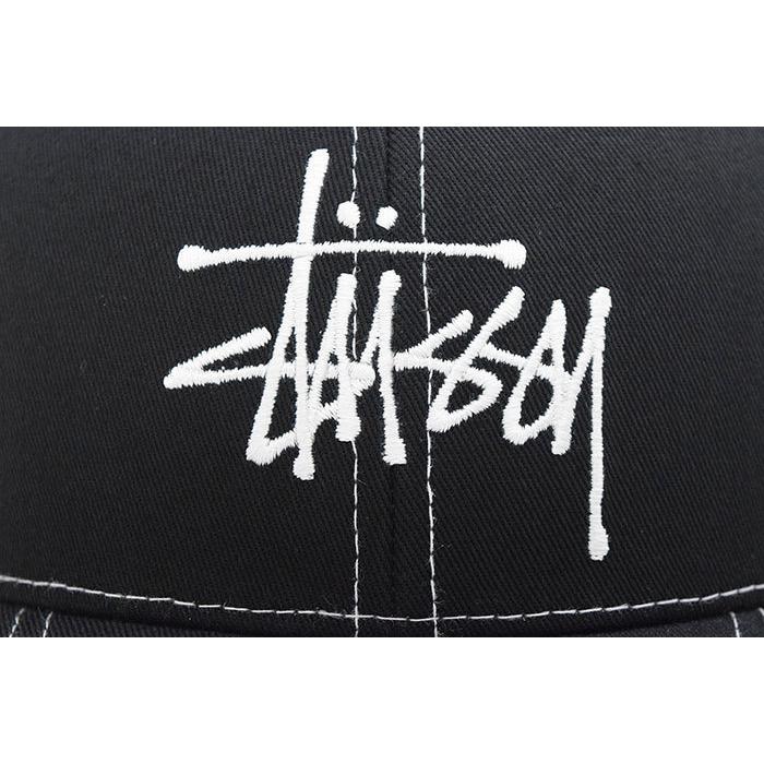 ステューシー キャップ 帽子 STUSSY Basic Structured Low Pro Snapback Cap ( ローキャップ スナップバック 1311060 USAモデル 正規 )｜icefield｜05