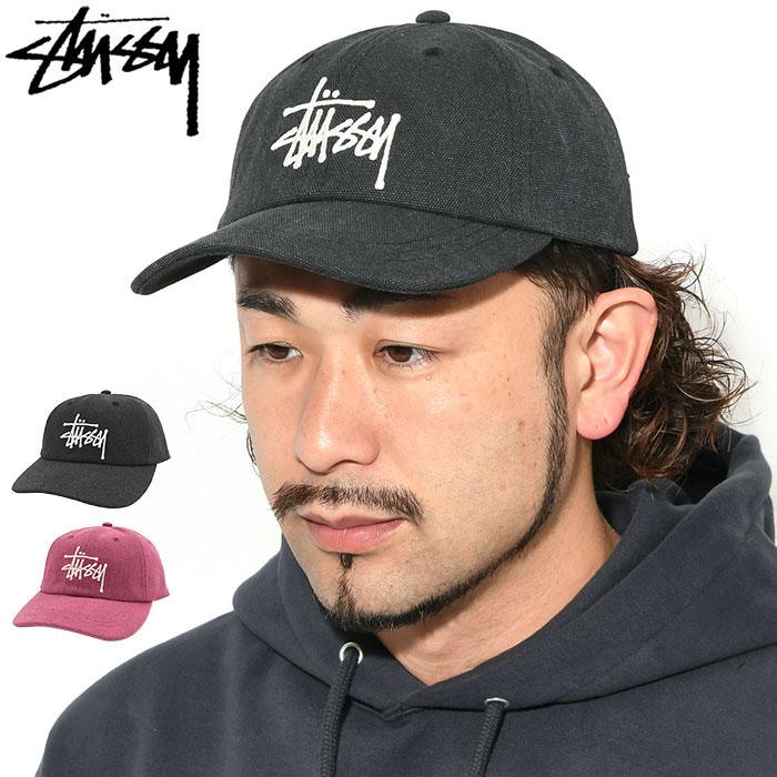 STUSSY（ステューシー） キャップ 帽子 STUSSY Canvas Big Basic Low