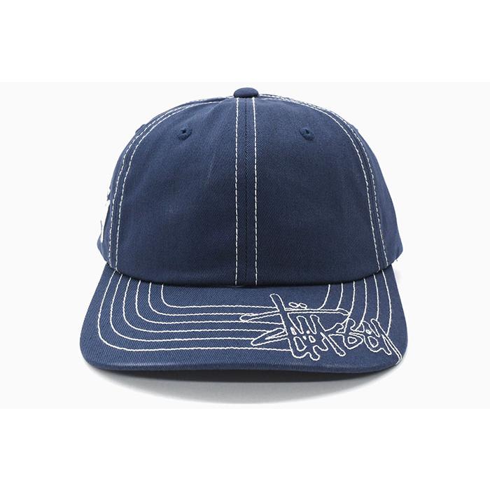 ステューシー キャップ 帽子 STUSSY Basic Visor Stitch Low Pro Cap ( ローキャップ ストラップバック メンズ・男性用 1311120 USAモデル 正規 )｜icefield｜07