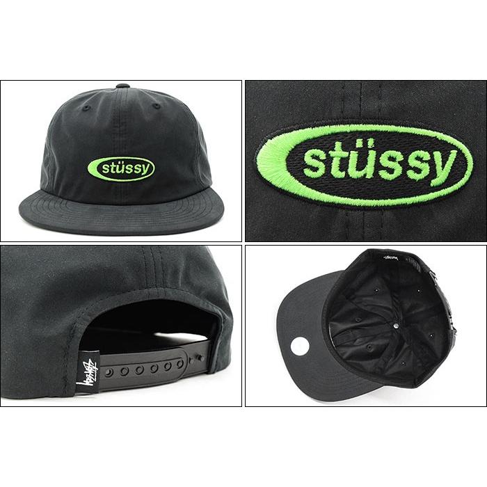 STUSSY ステューシー キャップ 帽子 Oval Logo Snapback Cap