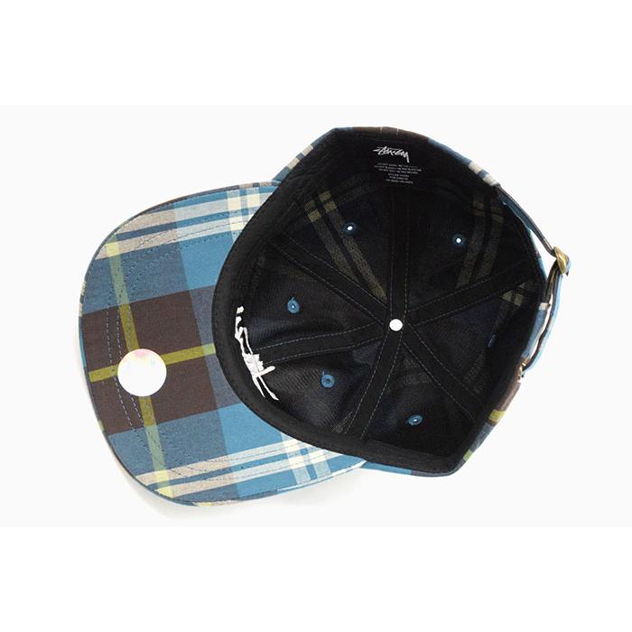 STUSSY（ステューシー） キャップ 帽子 STUSSY Big Logo Madras Plaid