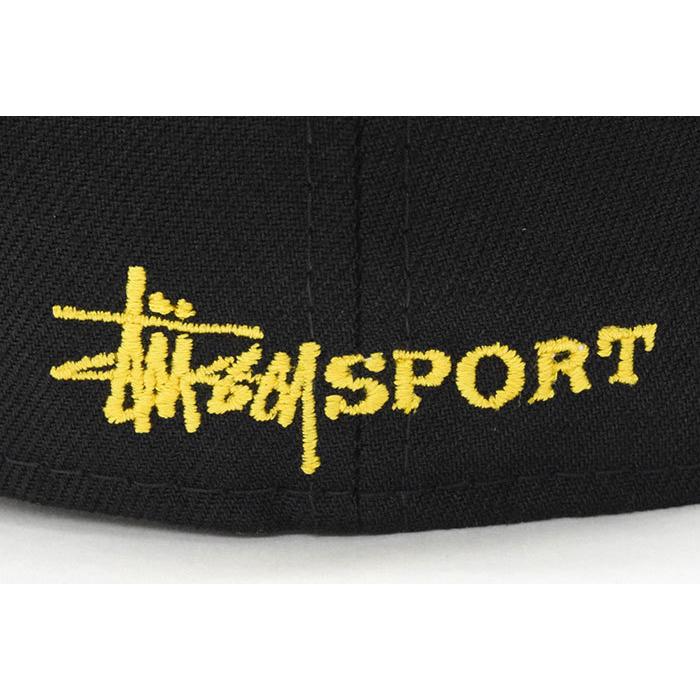 STUSSY ステューシーNew Era 59FIFTY ブラック ゴールド STUSSY（ステューシー） キャップ 帽子 ニューエラ Stussy Basic S