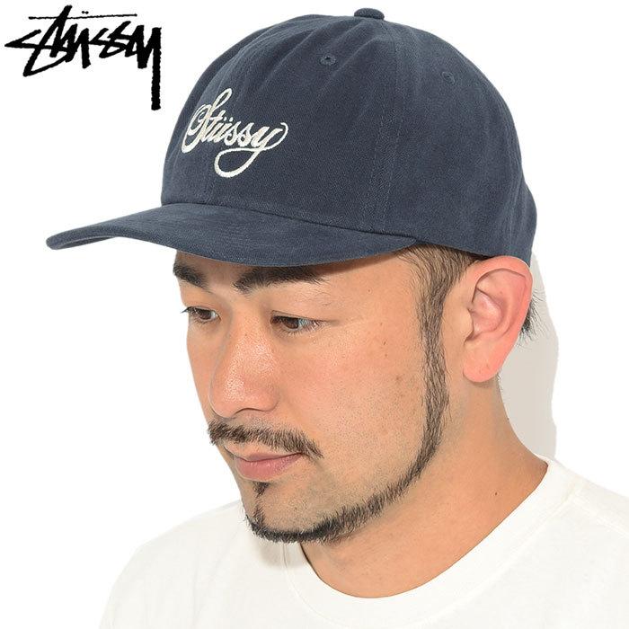 ステューシー キャップ 帽子 STUSSY Peached Canvas Snapback Cap ( ベースボールキャップ スナップバック 男性用 131985 USAモデル 正規 )｜icefield