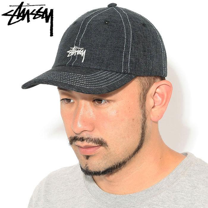 ステューシー キャップ 帽子 STUSSY Loose Weave Stock Strapback Cap ( ベースボールキャップ ローキャップ 131997 USAモデル 正規 )｜icefield