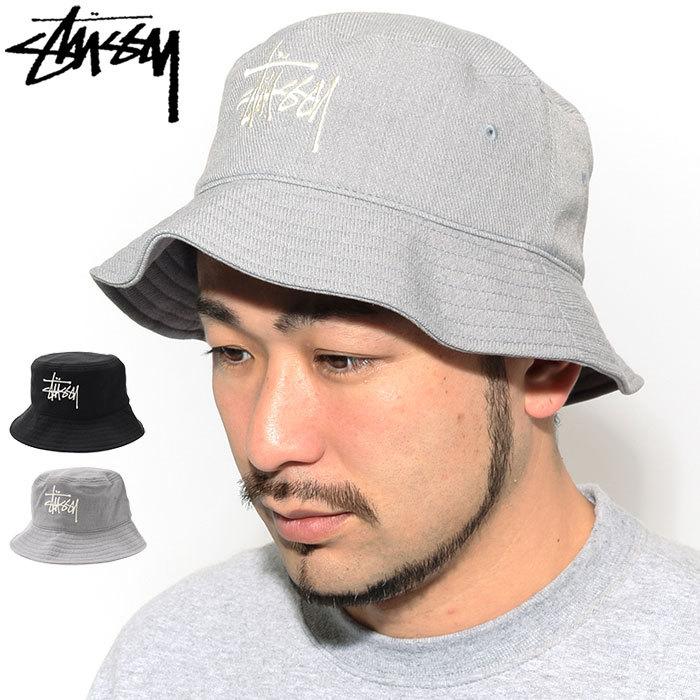 ステューシー バケット ハット STUSSY Big Logo Twill Bucket Hat 帽子 ( stussyhat メンズ・男性用