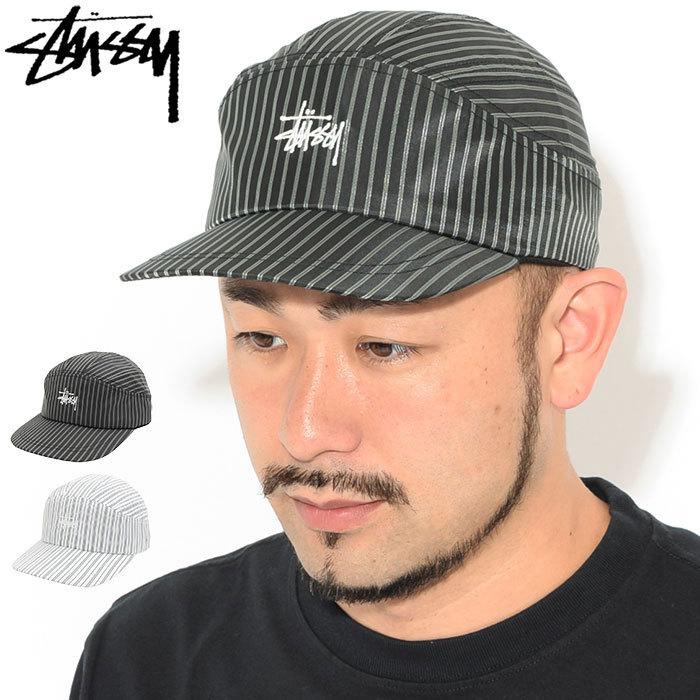 ステューシー キャップ 帽子 STUSSY Shirting Stripe Runner Cap