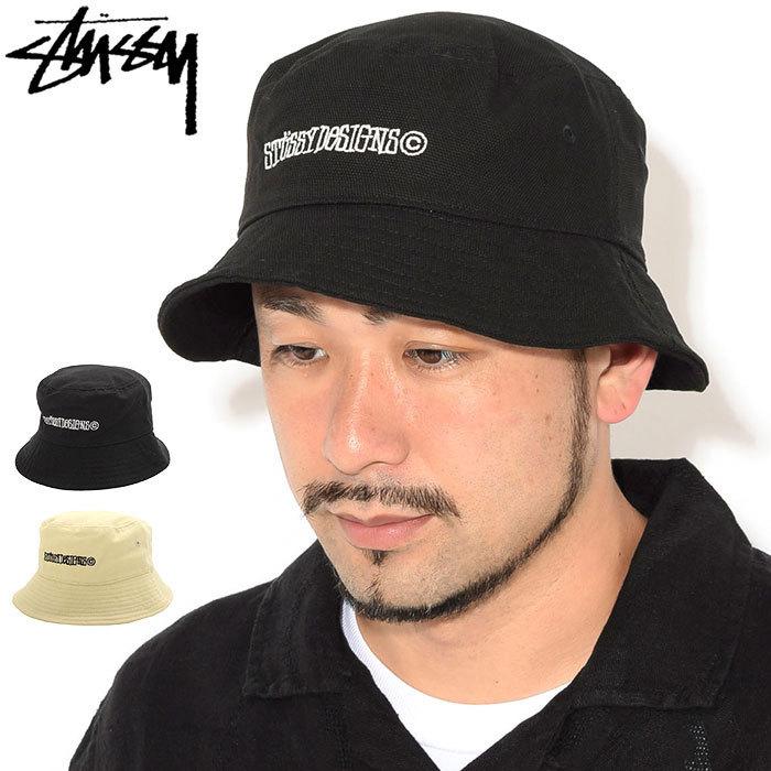 ステューシー バケット ハット STUSSY Canvas Wide Brim Bucket Hat 帽子 ( stussyhat メンズ・男性用 1321043 USAモデル 正規 )｜icefield