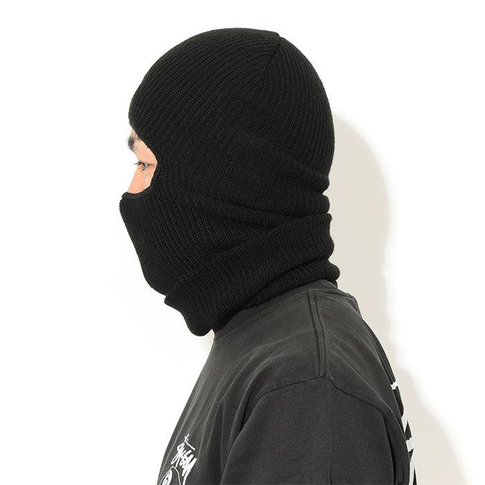 【試着のみ】Stussy バラクラバ 目出し帽 ブラック STUSSY ステューシー ニット帽 Stock Knit ( balaclava