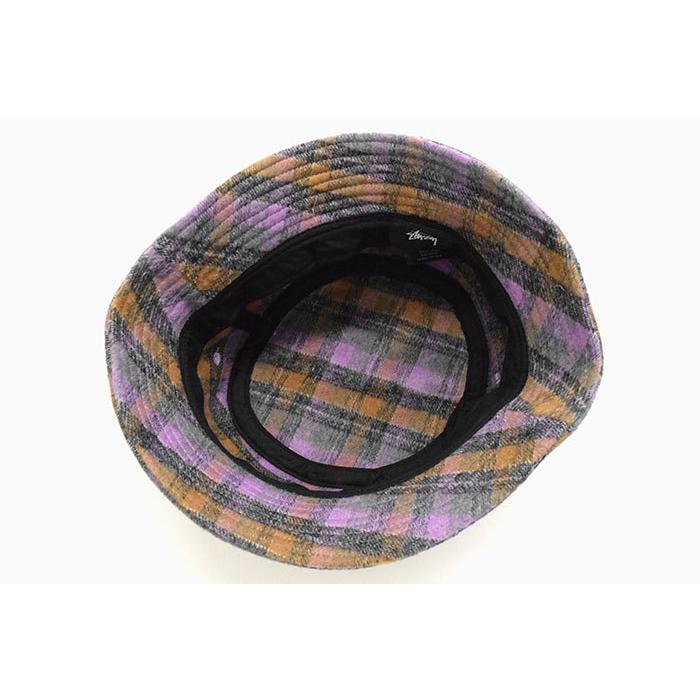STUSSY（ステューシー） バケット ハット STUSSY Brushed Plaid Bucket