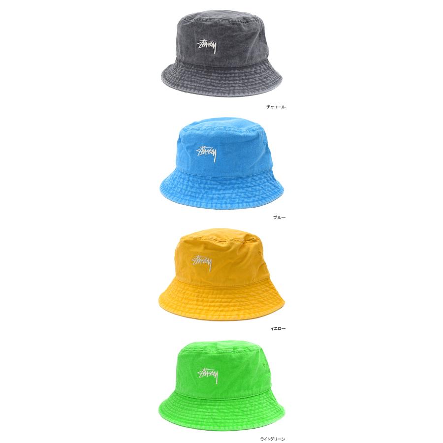 STUSSY ステューシー バケット ハット Washed Stock Bucket Hat STUSSY ステューシー バケット ハット Washed Stock Bucket Hat