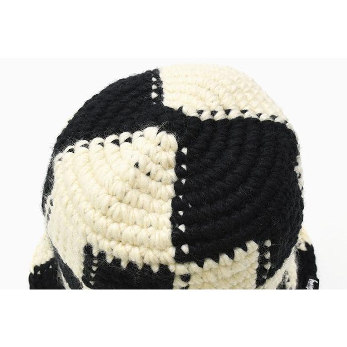 STUSSY ステューシー バケット ハット Checker Knit Bucket Hat STUSSY ステューシー バケット ハット Checker Knit Bucket Hat