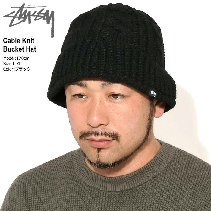 STUSSY ステューシー バケット ハット Cable Knit Bucket Hat STUSSY ステューシー バケット ハット Cable Knit Bucket Hat