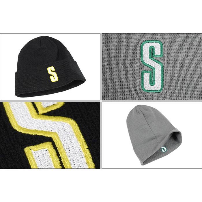 90s old stussy ビーニー ニット帽 ストライプ Sロゴ Old Stussy? S Logo Beanie