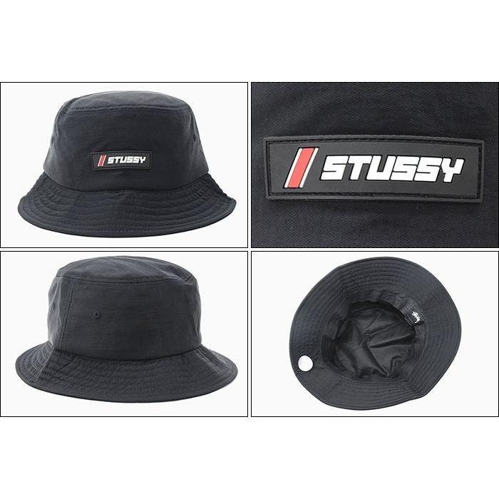stussy バケットハット STUSSY ステューシー バケット ハット Nylon Rubber Patch