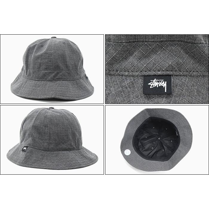 ステューシー バケット ハット Stussy Washed Ripstop Bell Bucket Hat