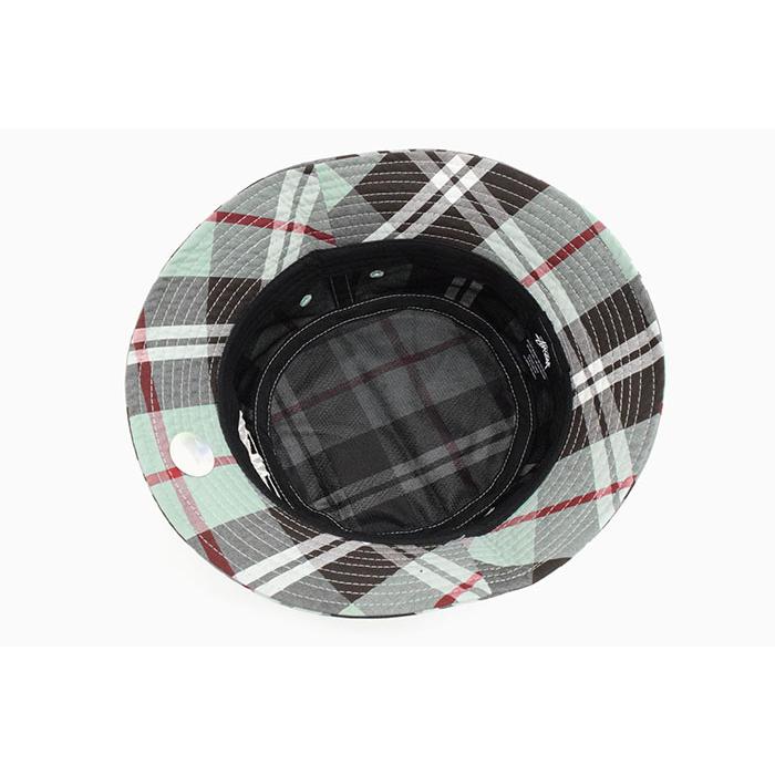 STUSSY ステューシー バケット ハット Big Logo Madras Bucket STUSSY ステューシー バケット ハット Big Logo Madras Bucket