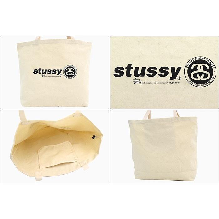 Stussy ロゴ入り エコバッグ アイボリー Stussy ロゴプリント エコバッグ - メルカリ