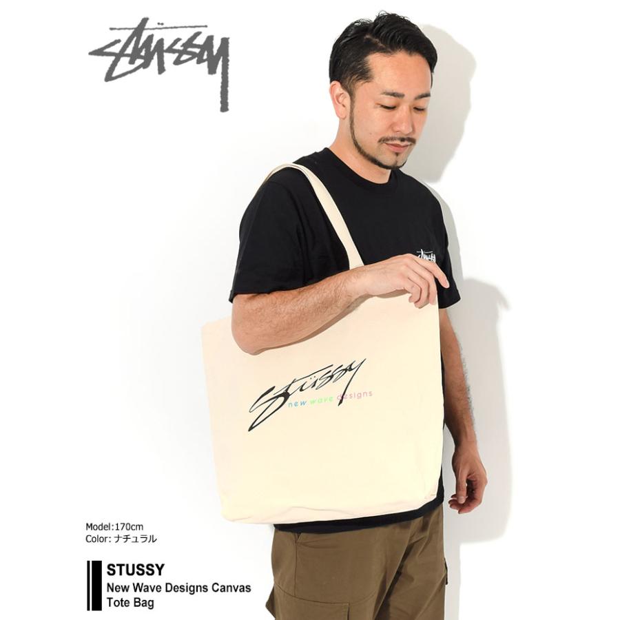 STUSSY ステューシー トートバッグ New Wave Designs Canvas