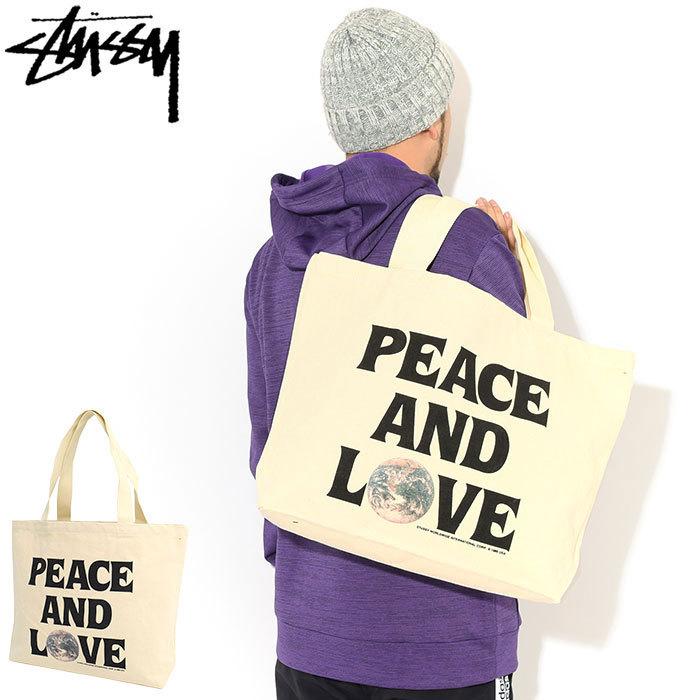 STUSSY（ステューシー） トートバッグ STUSSY Peace And Love Canvas