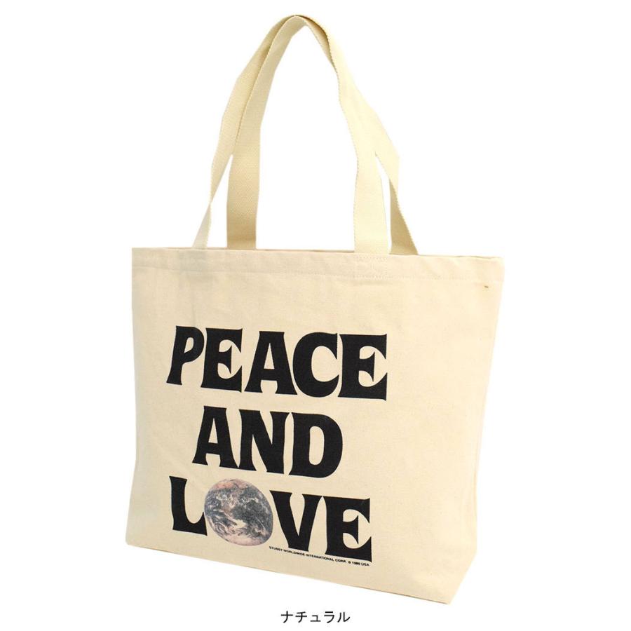 ステューシーpeace pace pax STUSSY ステューシー トートバッグ Peace And Love Canvas