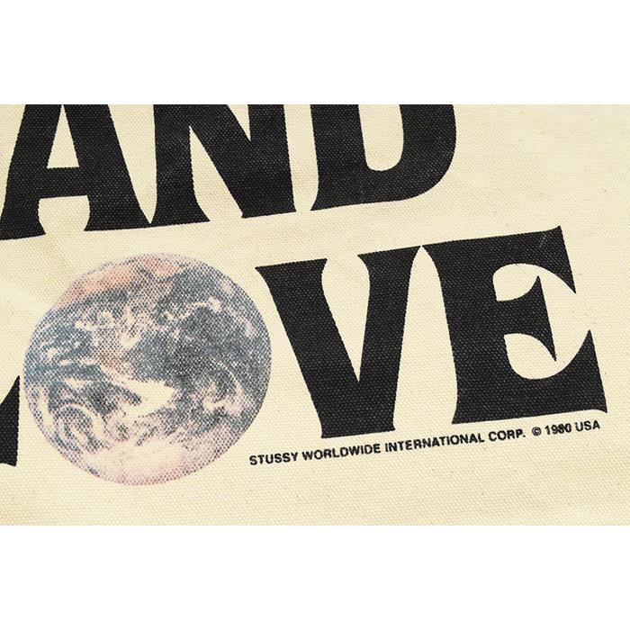 STUSSY ステューシー トートバッグ Peace And Love Canvas