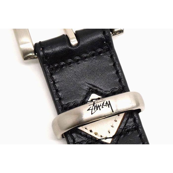 ステューシー ベルト STUSSY メンズ Argyle Stitch Leather ( stussy belt レザーベルト 男性用 135170 USAモデル 正規 )｜icefield｜05