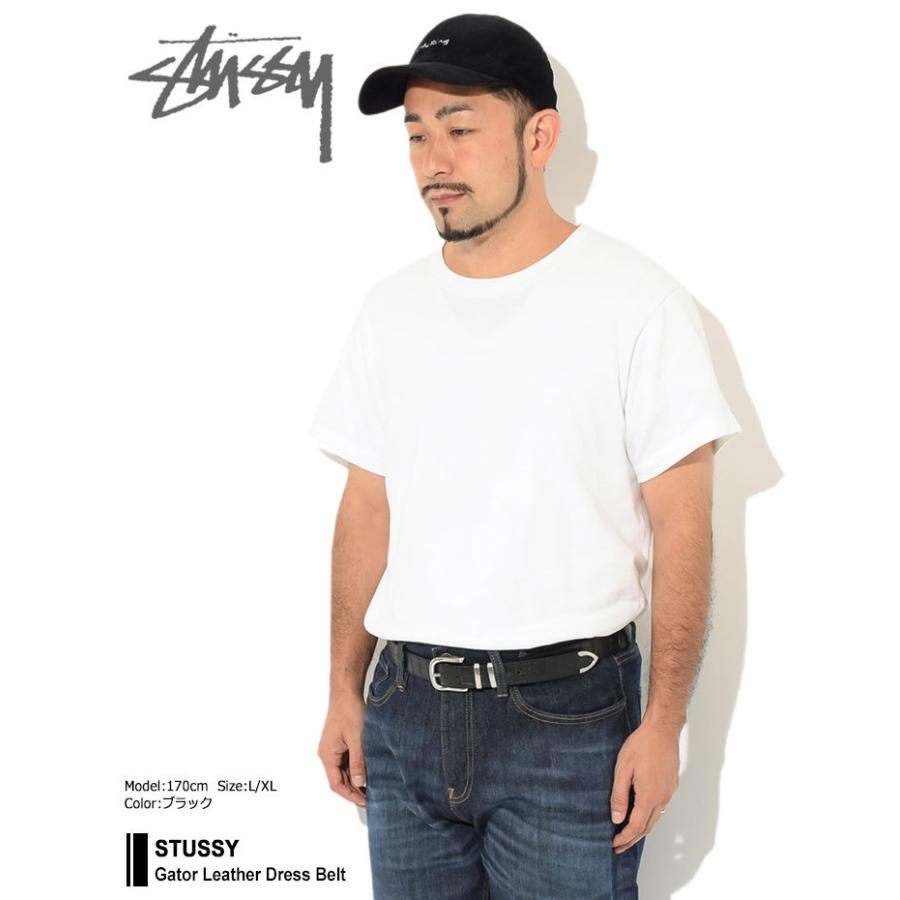 STUSSY ステューシー ベルト メンズ Gator Leather Dress STUSSY ステューシー ベルト メンズ Gator Leather Dress