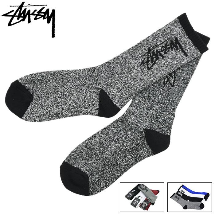 6足セット stussy ステューシー ソックス 靴下 メンズ STUSSY（ステューシー） ソックス メンズ Stock(stussy crew socks